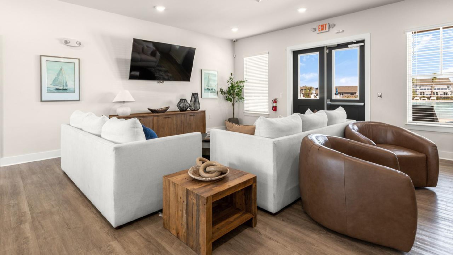 Homeowners will enjoy a resort style swimming pool, clubhouse with fitness room, golf simulator, full kitchen, firepit area, multi-game court, discovery playground and amenity pond.