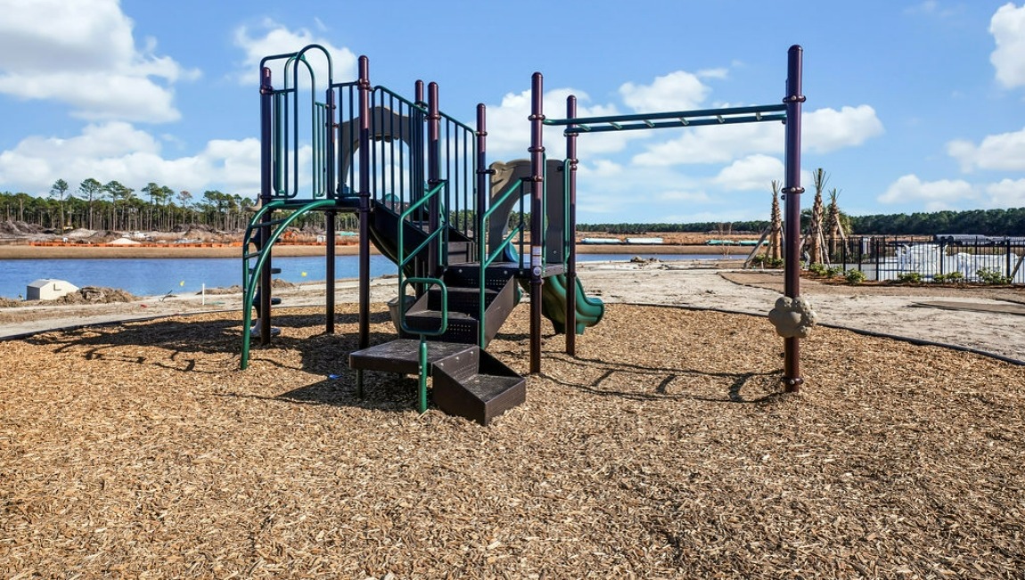 Homeowners will enjoy a resort style swimming pool, clubhouse with fitness room, fire pit area, multi-game court, discovery playground and amenity pond.