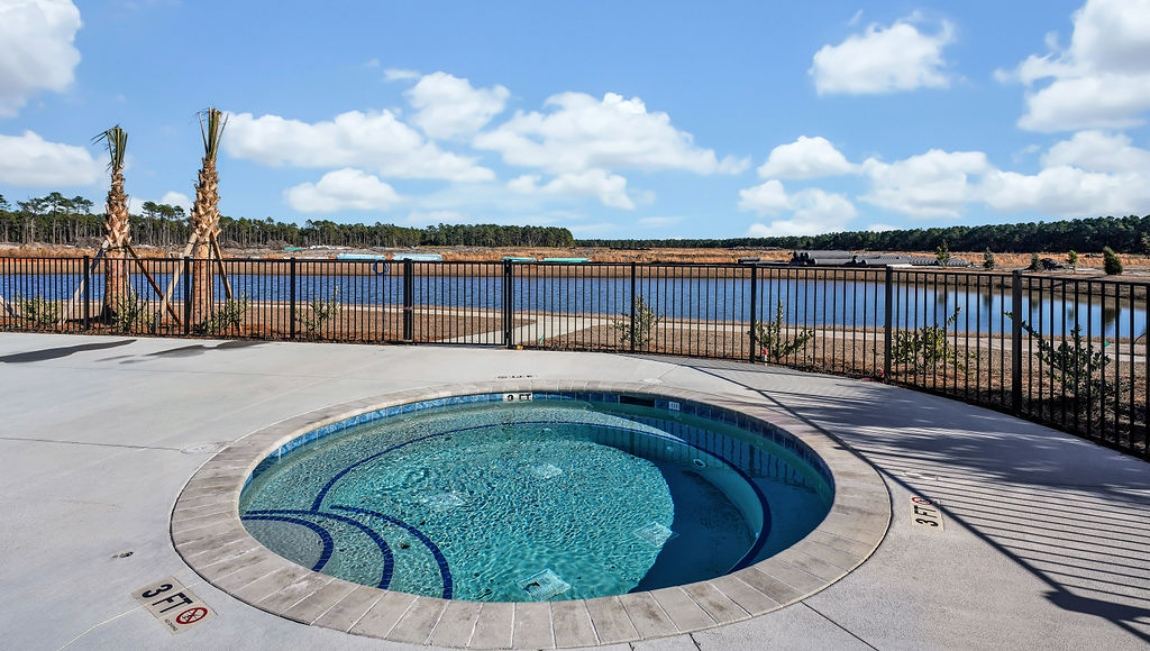 Homeowners will enjoy a resort style swimming pool, clubhouse with fitness room, fire pit area, multi-game court, discovery playground and amenity pond.