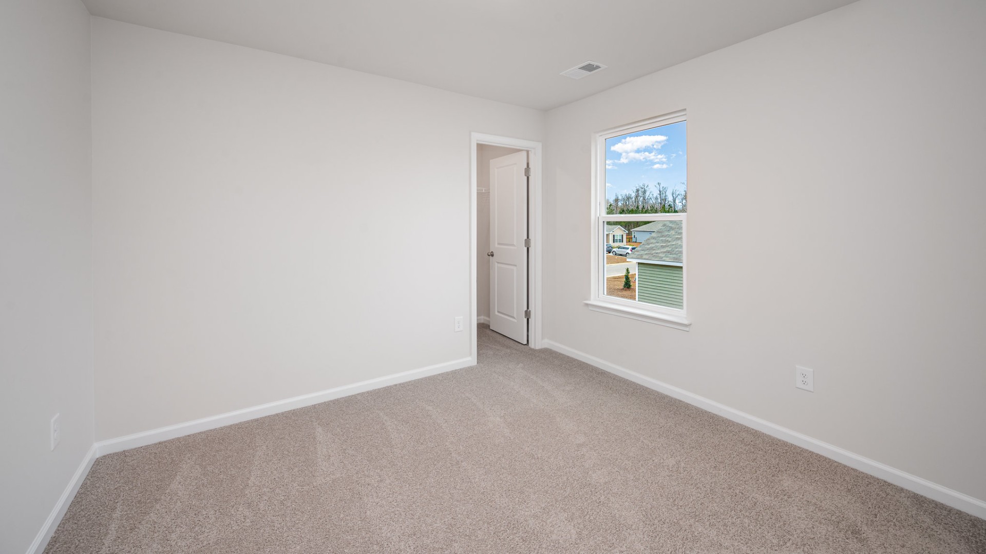 In every bedroom you’ll have carpeted floors and a closet in each room. Whether these rooms become bedrooms, office spaces, or other bonus rooms, there is sure to be comfort.