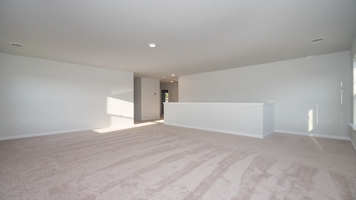 Upstairs offers large secondary bedrooms plus an expansive additional living area. In every bedroom you’ll have carpeted floors and a closet in each room. Whether these rooms become bedrooms, office spaces, or other bonus rooms, there is sure to be comfort.