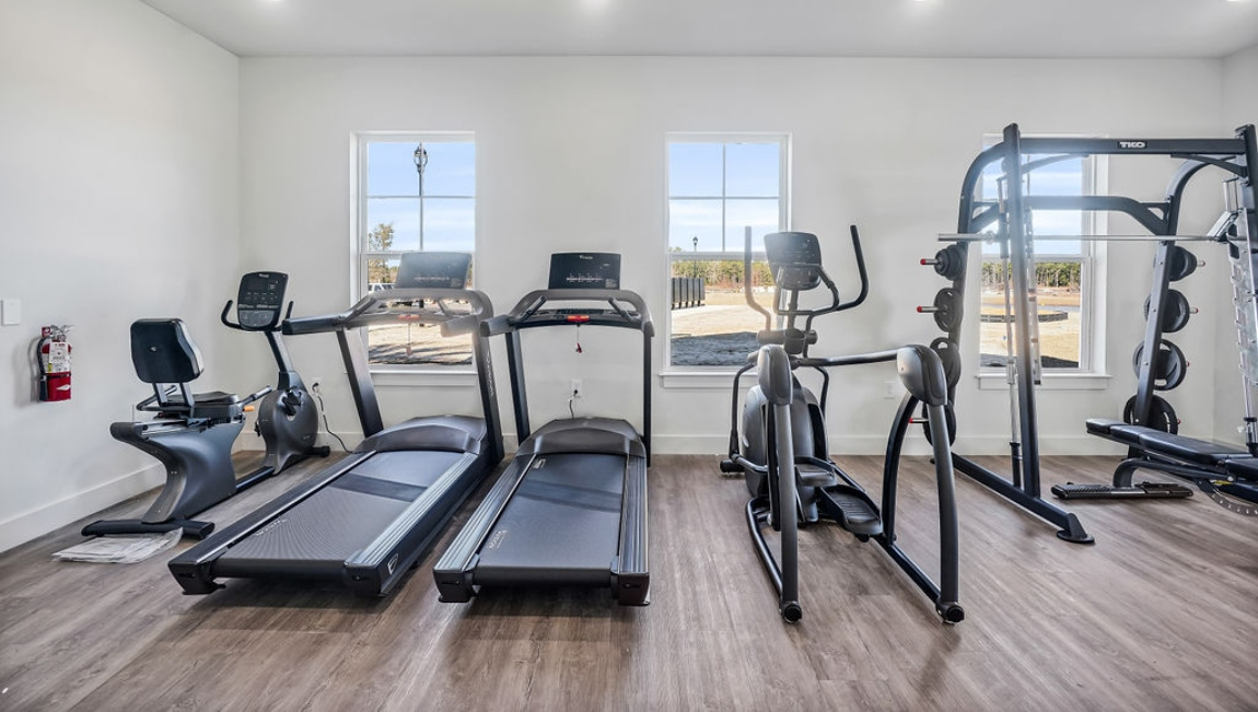 Homeowners will enjoy a resort style swimming pool, clubhouse with full kitchen, fitness room, simulated golf, pool table, fire pit area, multi-game court, discovery playground and amenity pond.