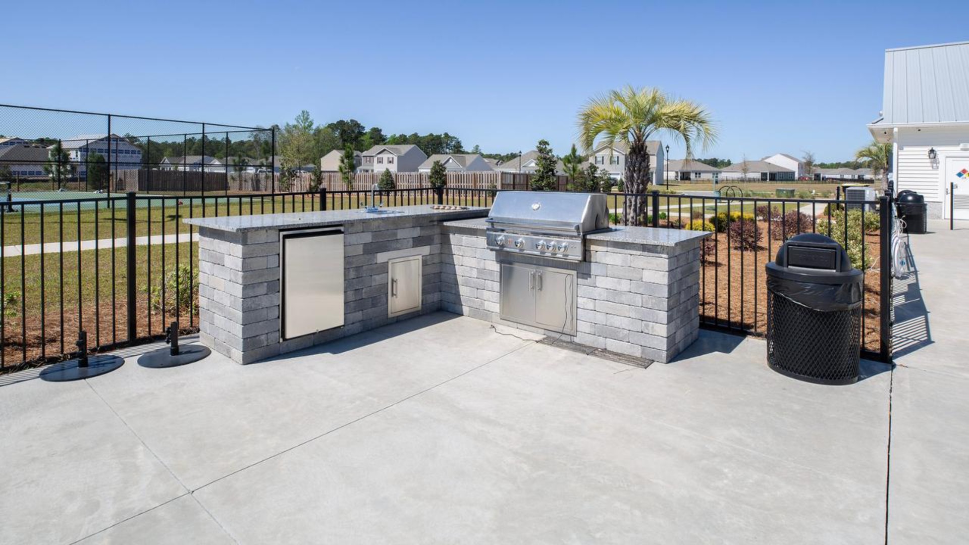 Residents will enjoy a resort style swimming pool, clubhouse with fitness room, fire pit area, multi-game court, discovery playground and amenity pond.