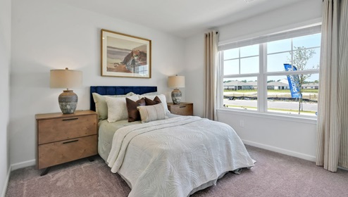 The Cali is our most popular one-story, 4-bedroom home, featuring an open-concept living area