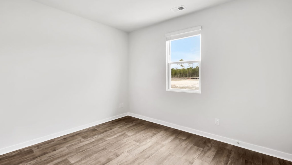 n every bedroom you’ll have vinyl floors and a closet in each room. Whether these rooms become bedrooms, office spaces, or other bonus rooms, there is sure to be comfort.