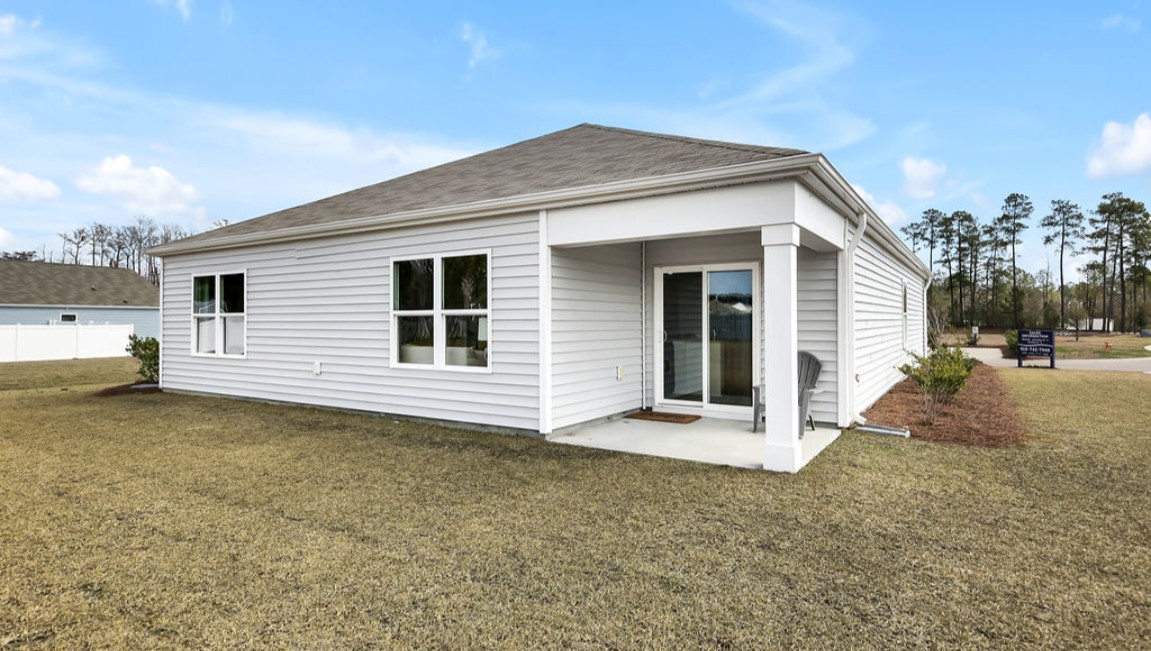 Enjoy the covered porch perfect for entertaining and enjoying the Carolina evenings.