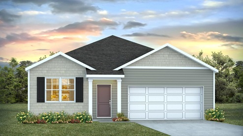 Now featuring Granite countertops in the kitchen & bathrooms, 30-year architectural shingles, garage door opener, craftsman style front door, and more! Our ARIA plan is one-level with 3 bedrooms, 2 full baths, and a 2-car garage. New Homes in Boliva NC