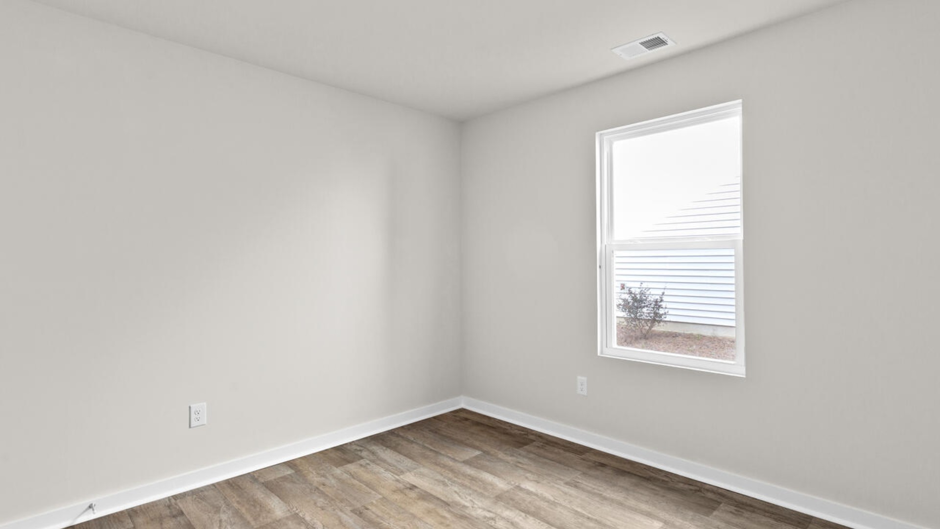 There are three additional bedrooms and full bath. In every bedroom you’ll have vinyl floors and a closet in each room.