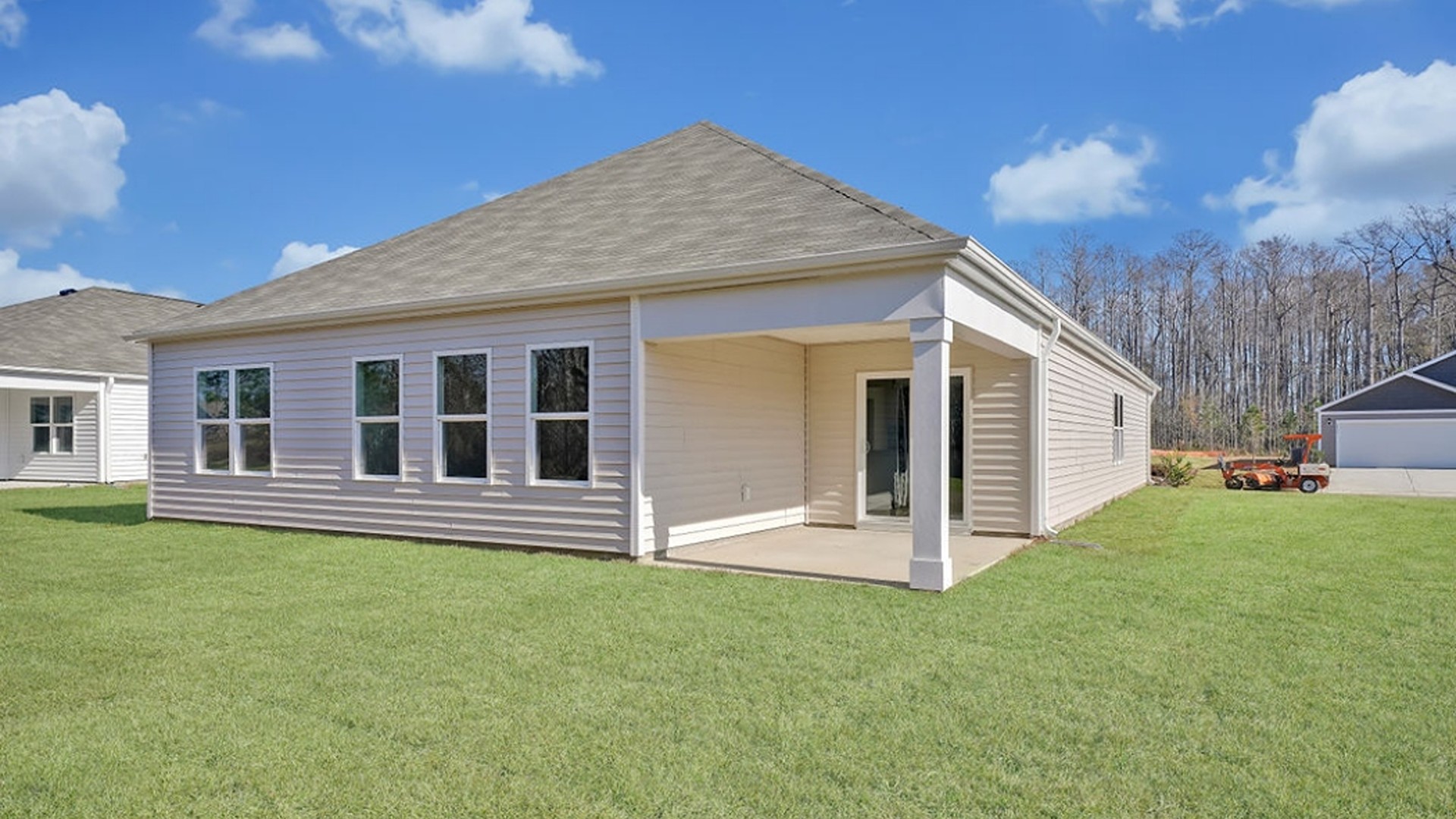 Enjoy the large, covered porch for entertaining and enjoying the Carolina evenings.