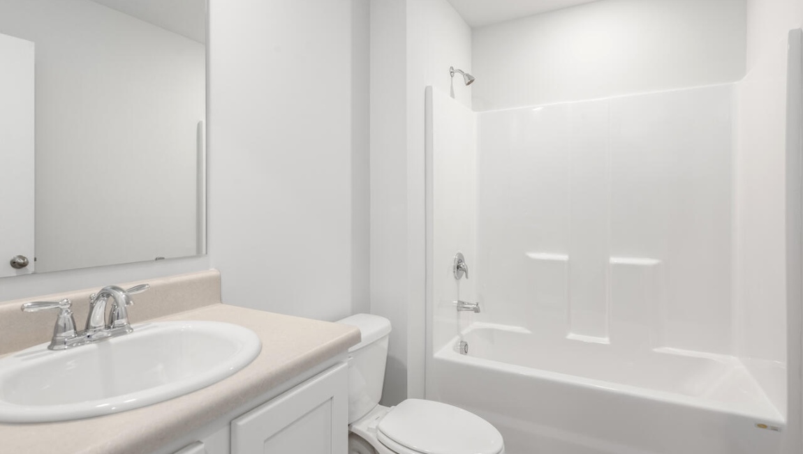 In every bedroom you’ll have vinyl floors and a closet in each room. Whether these rooms become bedrooms, office spaces, or other bonus rooms, there is sure to be comfort.