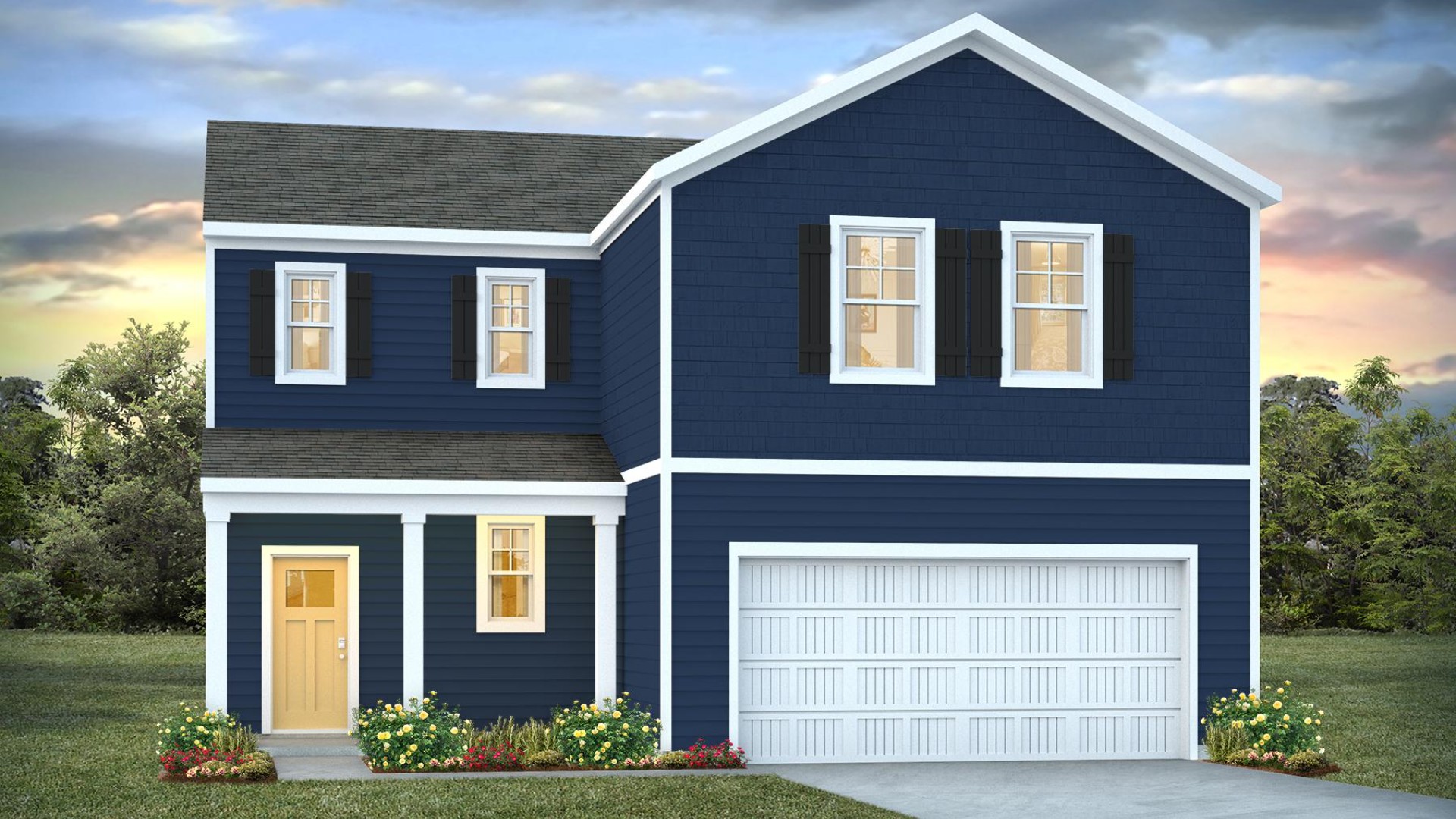The Arden plan incorporates smart design with thoughtful details that you will appreciate. Inside this 4-bedroom, 2.5 bathroom home, you’ll find 1,885 square feet of comfortable living