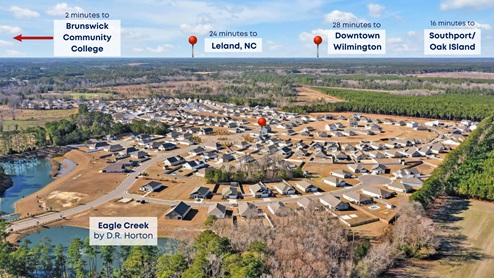 Situated in the heart of South Brunswick County, this rapidly expanding area lies just south of Wilmington, drawing people who appreciate a rural small-town vibe.