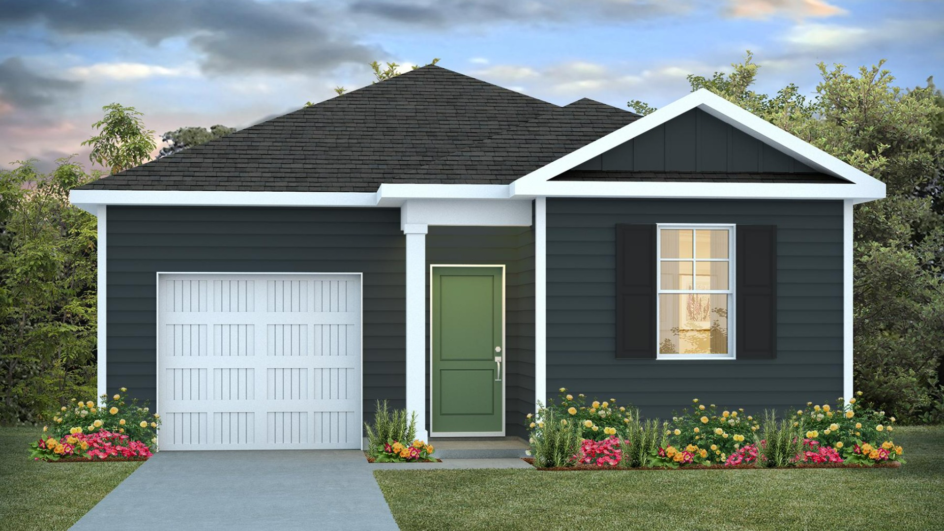 Floor Plan in Mallory Creek Magnolia Winnabow, NC D.R. Horton