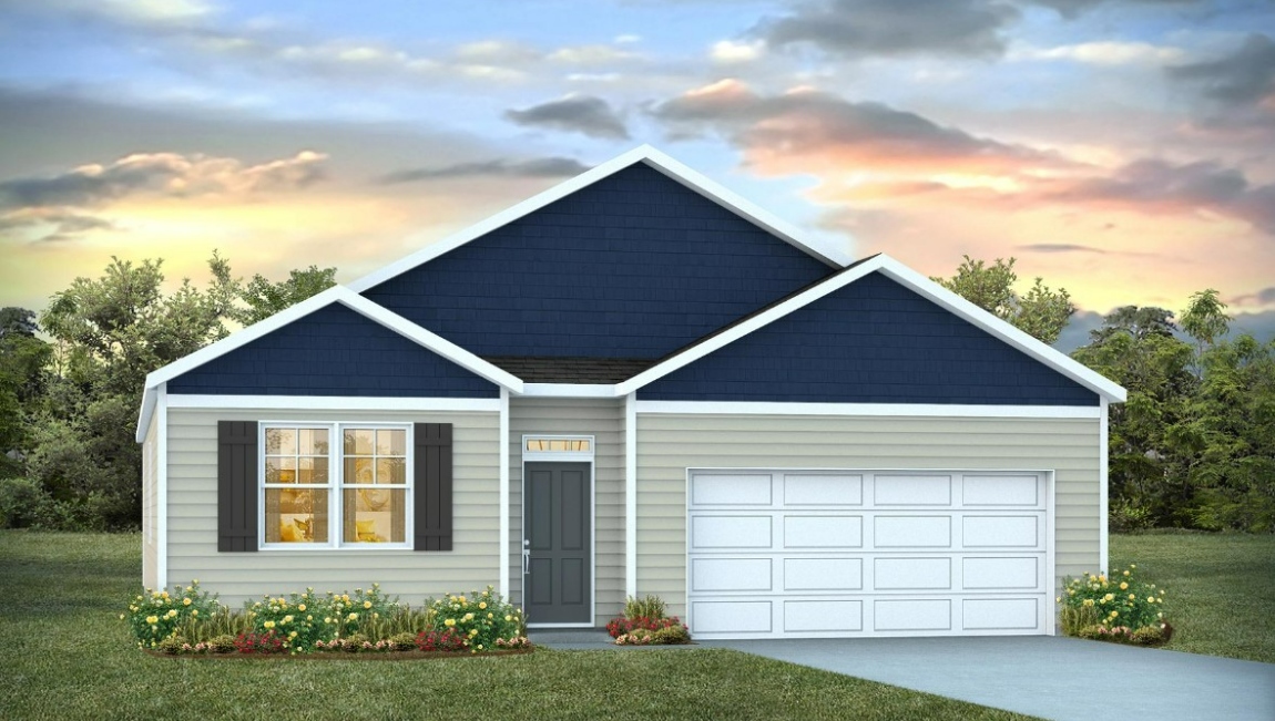 Floor Plan in Mallory Creek Magnolia Winnabow, NC D.R. Horton