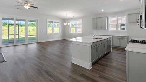 New Homes in Leland NC. Brunswick Forest Amenities. The Eaton plan is a perfect home for relaxation and entertaining with a very open floor plan, 10-foot high ceiling, and a large gourmet kitchen