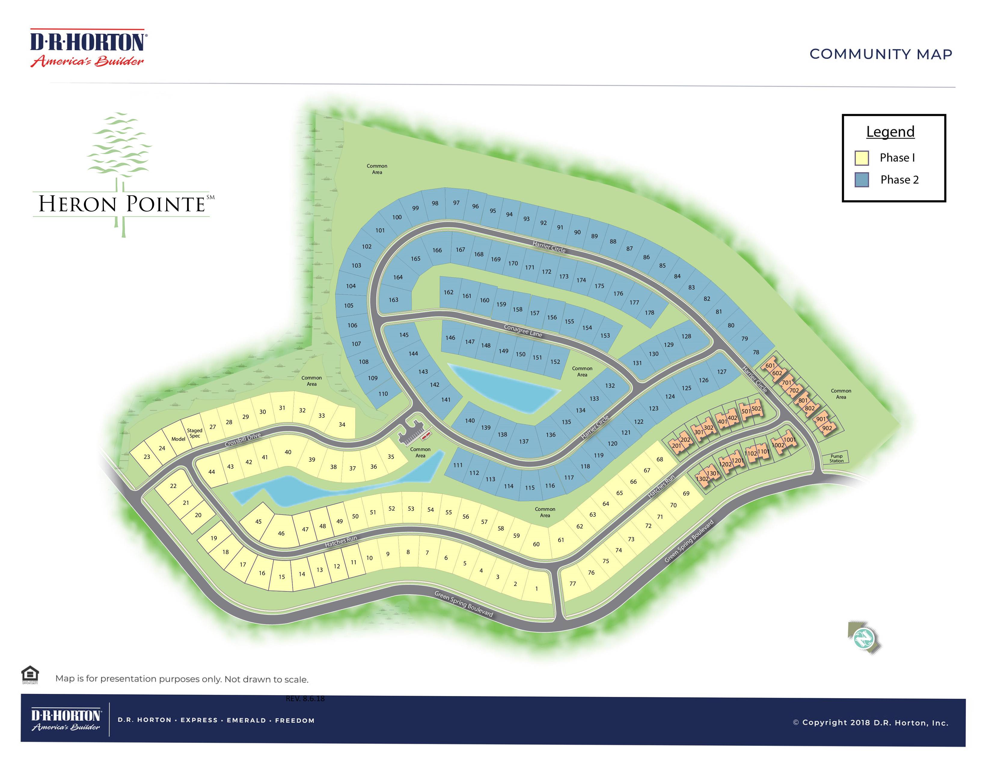 New Homes in Heron Pointe at Brunswick Forest Leland, NC D.R. Horton
