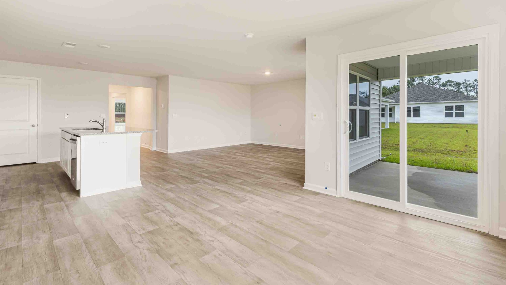 The Aria is a 3-bedroom, 2-bathroom home with 1,618 square feet of open living space. Its centerpiece is the showstopper kitchen, this one-level floor plan is perfect for entertaining or relaxing in style.