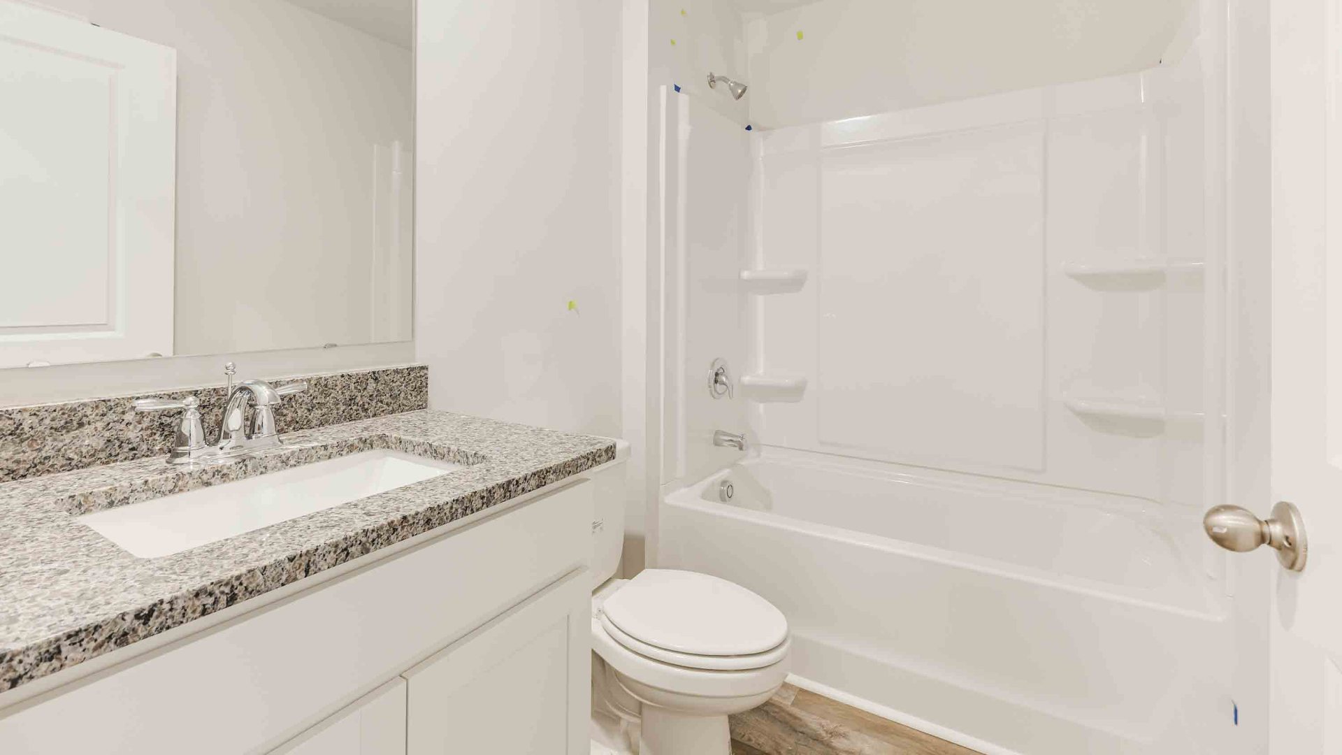 there are another 2 bedrooms and full bath. In every bedroom you’ll have carpeted floors and a closet in each room. Whether these rooms become bedrooms, office spaces, or other bonus rooms, there is sure to be comfort.