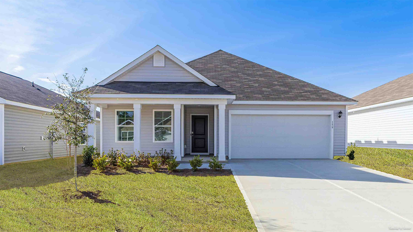 The Aria is a 3-bedroom, 2-bathroom home with 1,618 square feet of open living space. Its centerpiece is the showstopper kitchen, This one-level floor plan is perfect for entertaining or relaxing in style.