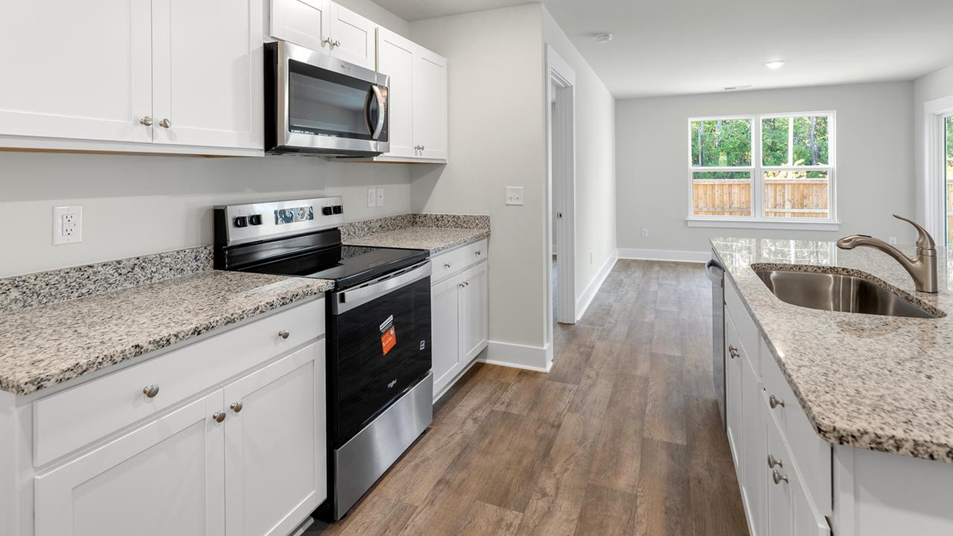 The Aria is a 3-bedroom, 2-bathroom home with 1,618 square feet of open living space. Its centerpiece is the showstopper kitchen, this one-level floor plan is perfect for entertaining or relaxing in style.