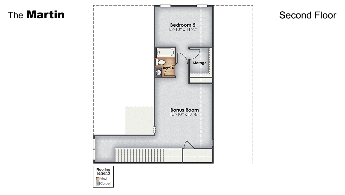 The Madison floorplan truly has it all — three-car garage, the spacious first floor features three bedrooms, including a guest ensuite, a flex room with elegant French doors. Inside you will find 3 bedrooms, 3 baths and 1,941 square feet of living space.