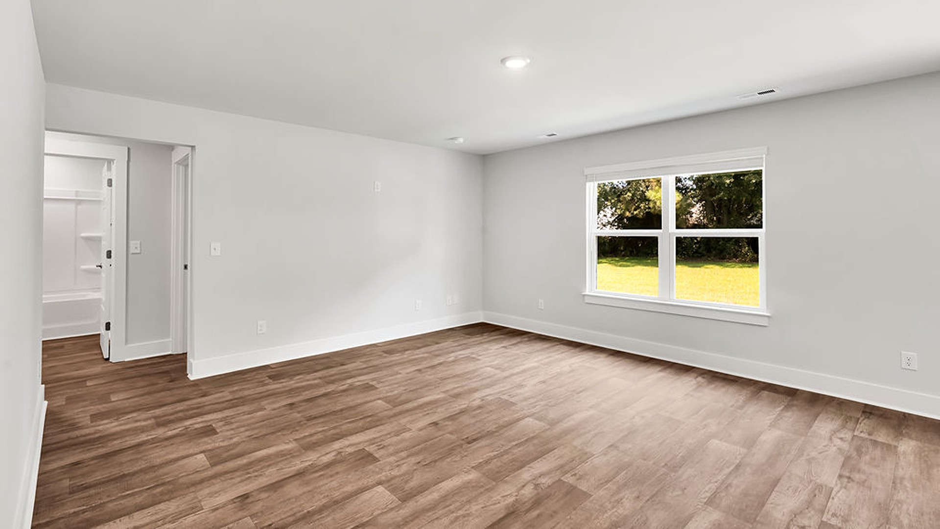 The Hayden offers 2,511 square feet with 5 bedrooms, 3 full bathrooms, flex room, two separate living areas, 2-car garage and is one of our two-story floorplans