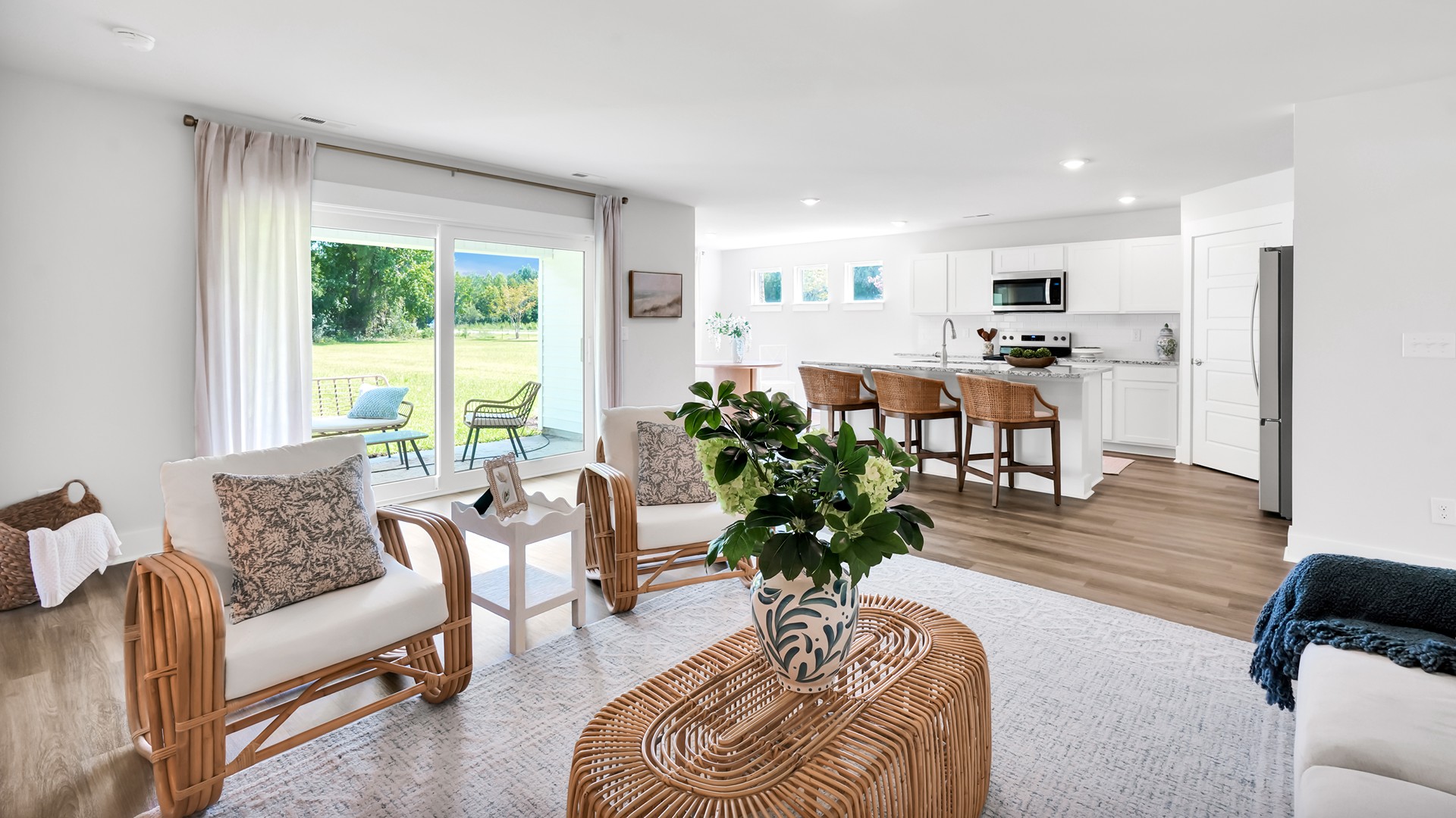 the Guilford is sure to turn heads. Inside this 5 bedroom, 4.5 bathroom home, you’ll find 3,503 square feet of comfortable living. The living area is an open concept, where your kitchen, living, and dining areas blend seamlessly into a space perfect for everyday living and entertaining.
