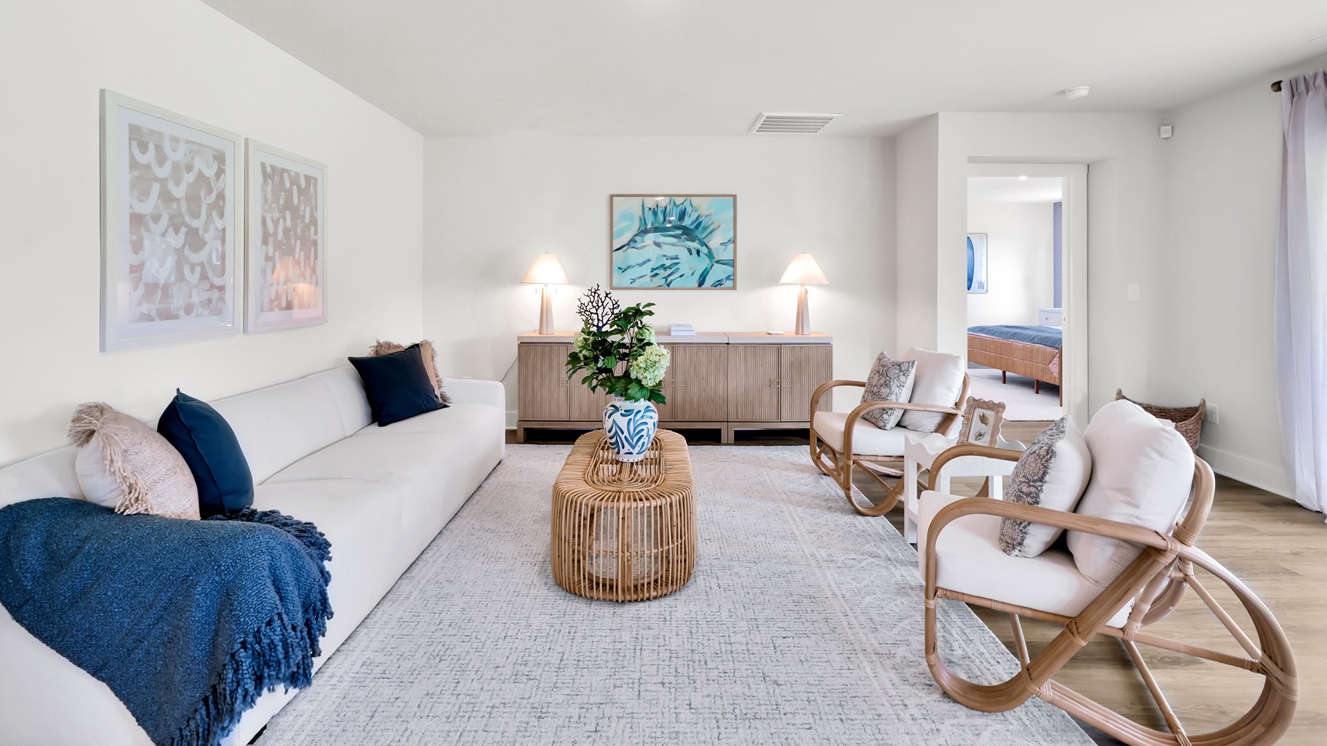 the Guilford is sure to turn heads. Inside this 5 bedroom, 4.5 bathroom home, you’ll find 3,503 square feet of comfortable living. The living area is an open concept, where your kitchen, living, and dining areas blend seamlessly into a space perfect for everyday living and entertaining.