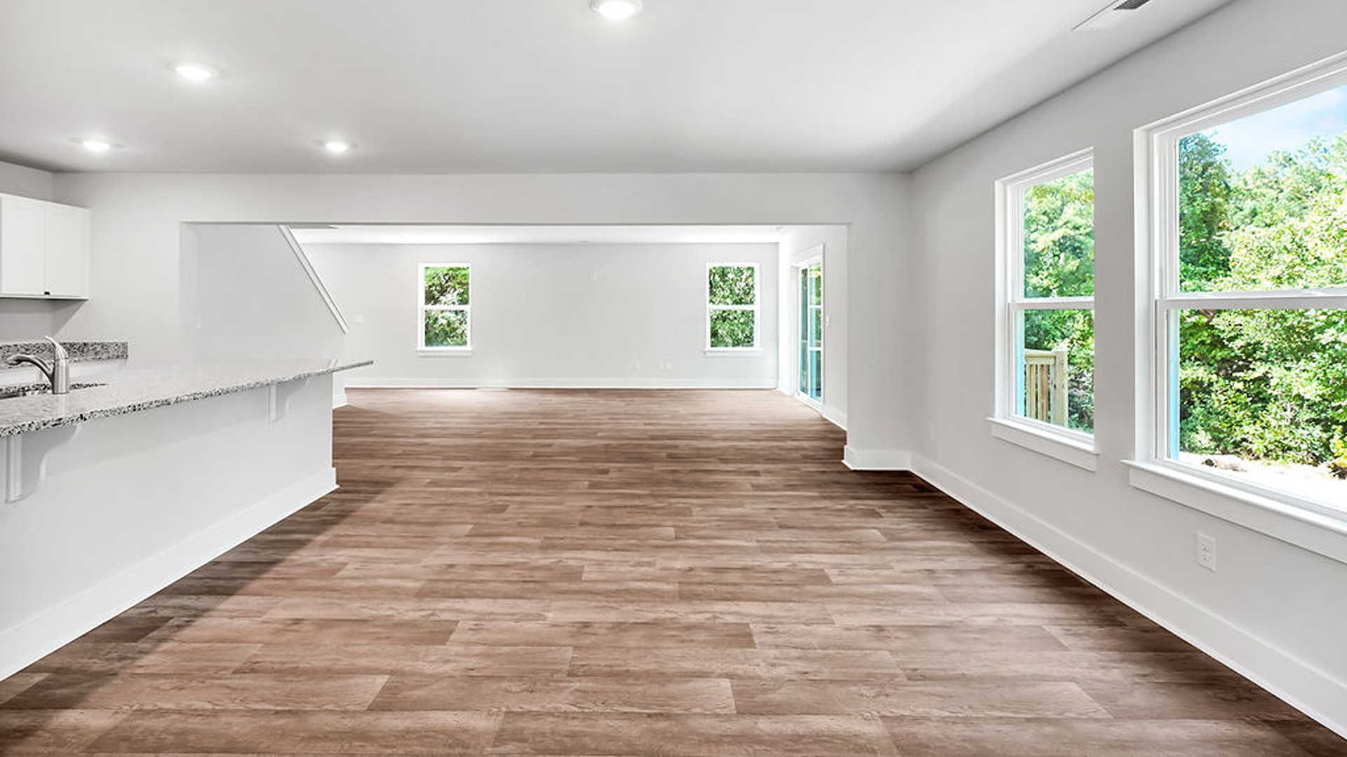 The living area is an open concept, where your kitchen, living, and dining areas blend seamlessly into a space perfect for everyday living and entertaining.