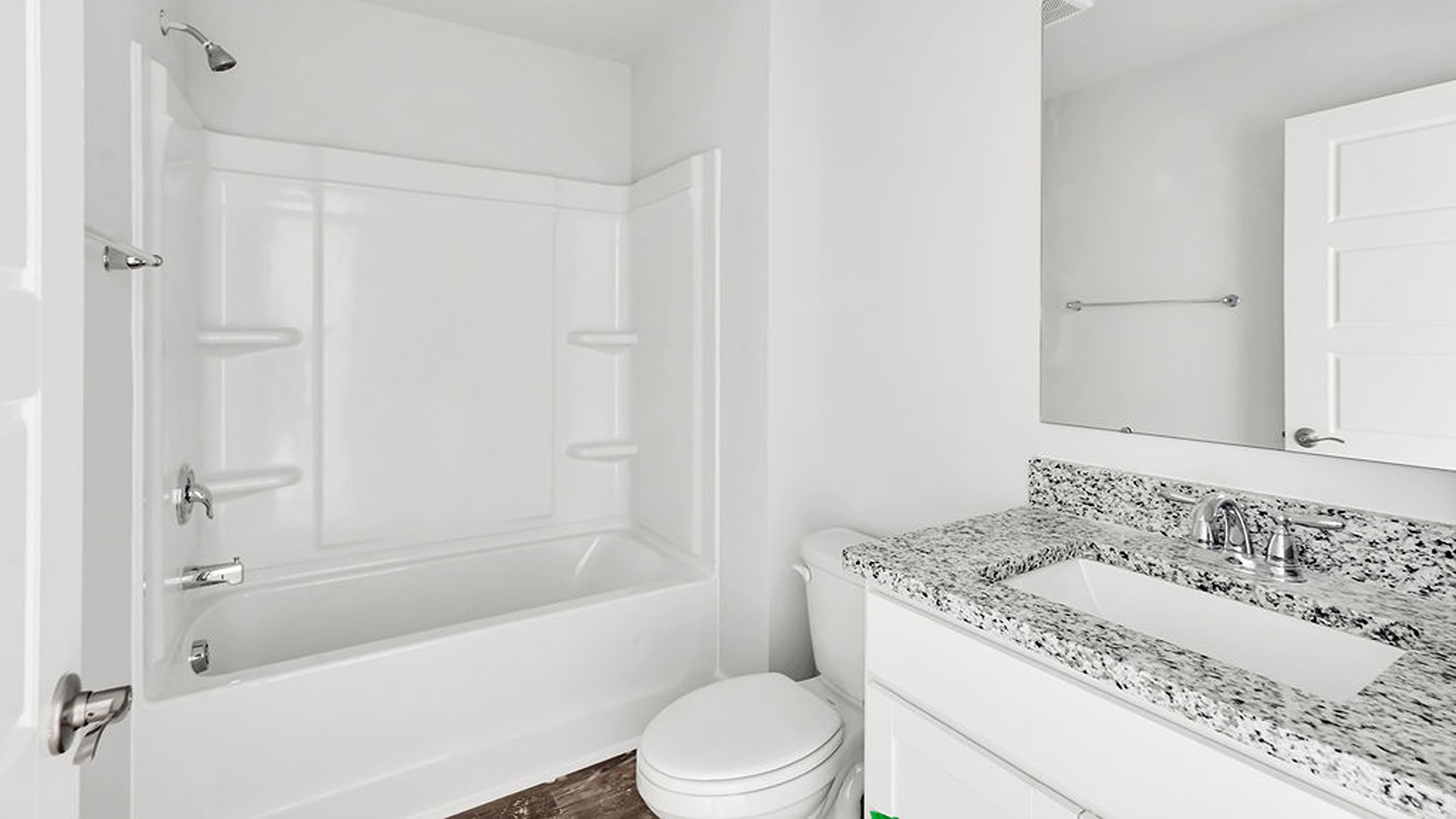 The Guilford second story provides a private living area separate from the main floor, which includes a large upstairs living room, the Primary Bedroom suite, and three additional bedrooms with shared access to bathrooms and laundry facilities