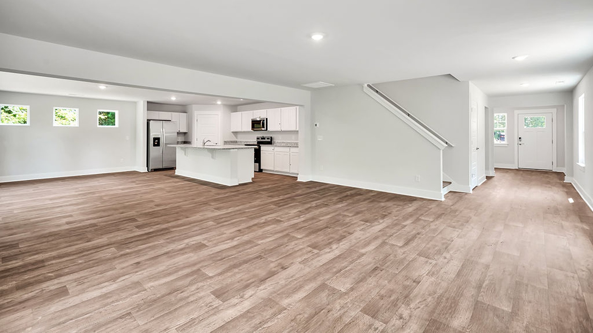 The living area is an open concept, where your kitchen, living, and dining areas blend seamlessly into a space perfect for everyday living and entertaining.