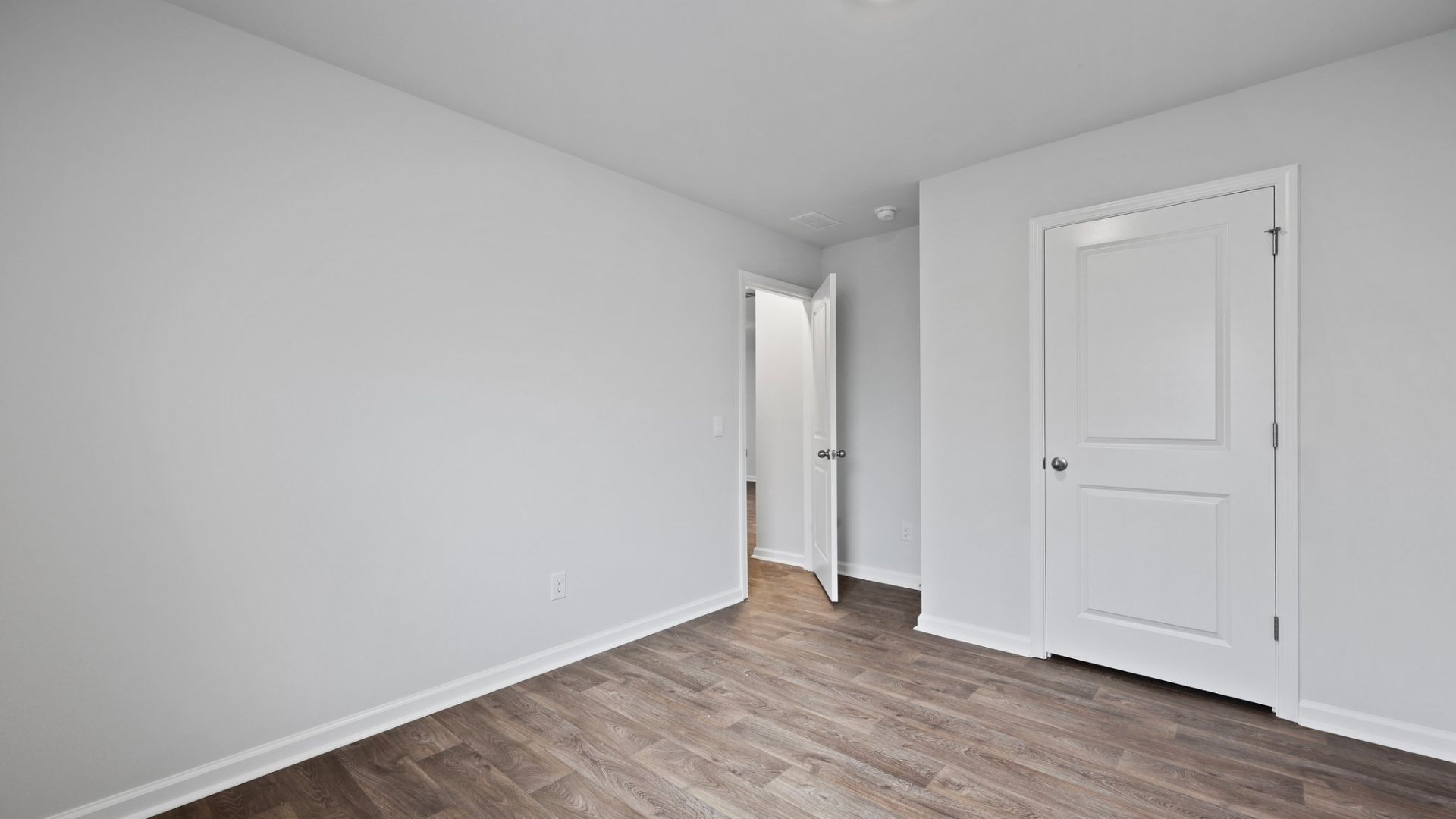 The primary bedroom has its own attached bathroom that features a walk-in closet and all the space you need to get ready in the morning.