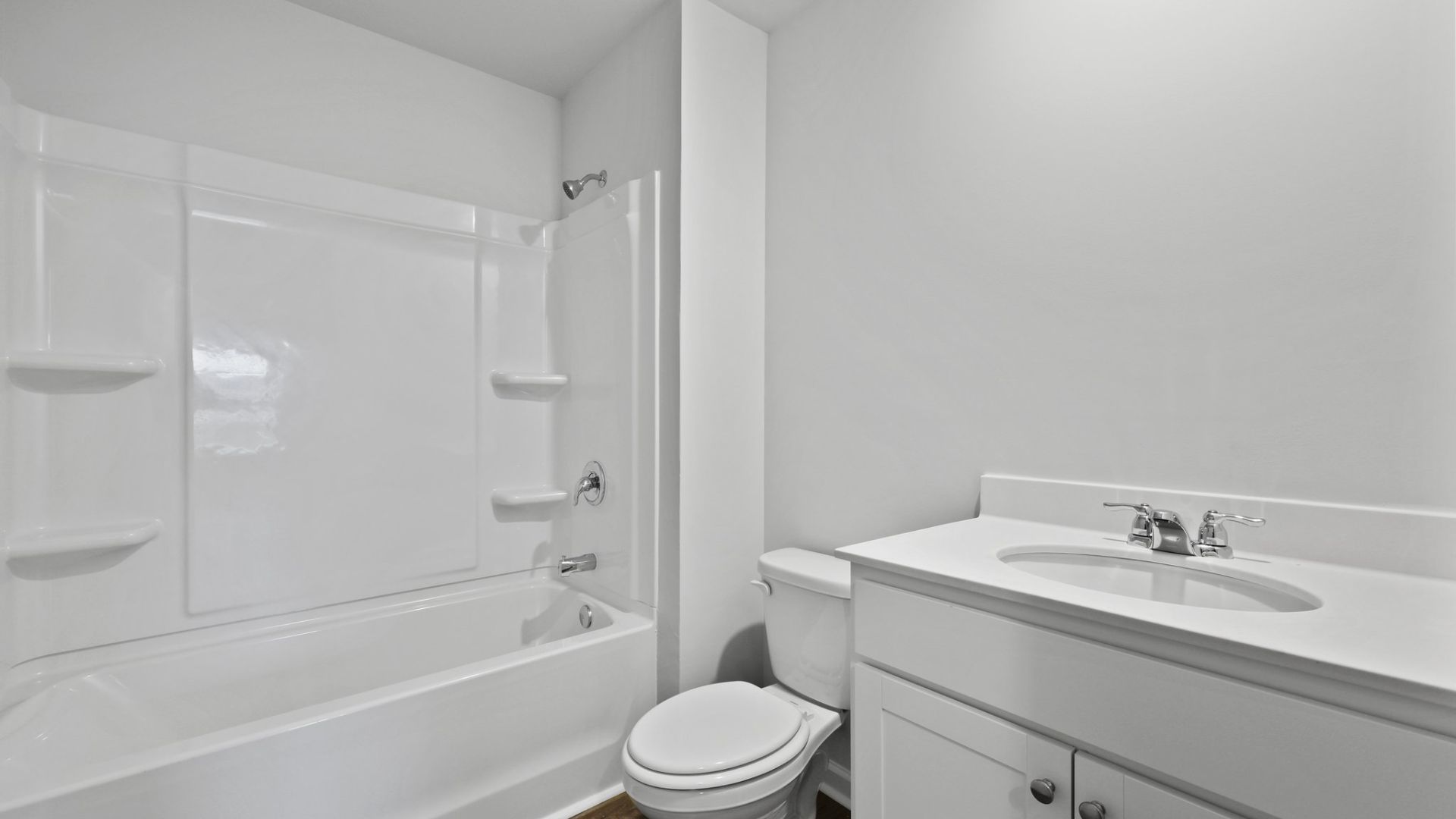 The primary bedroom has its own attached bathroom that features a walk-in closet and all the space you need to get ready in the morning.