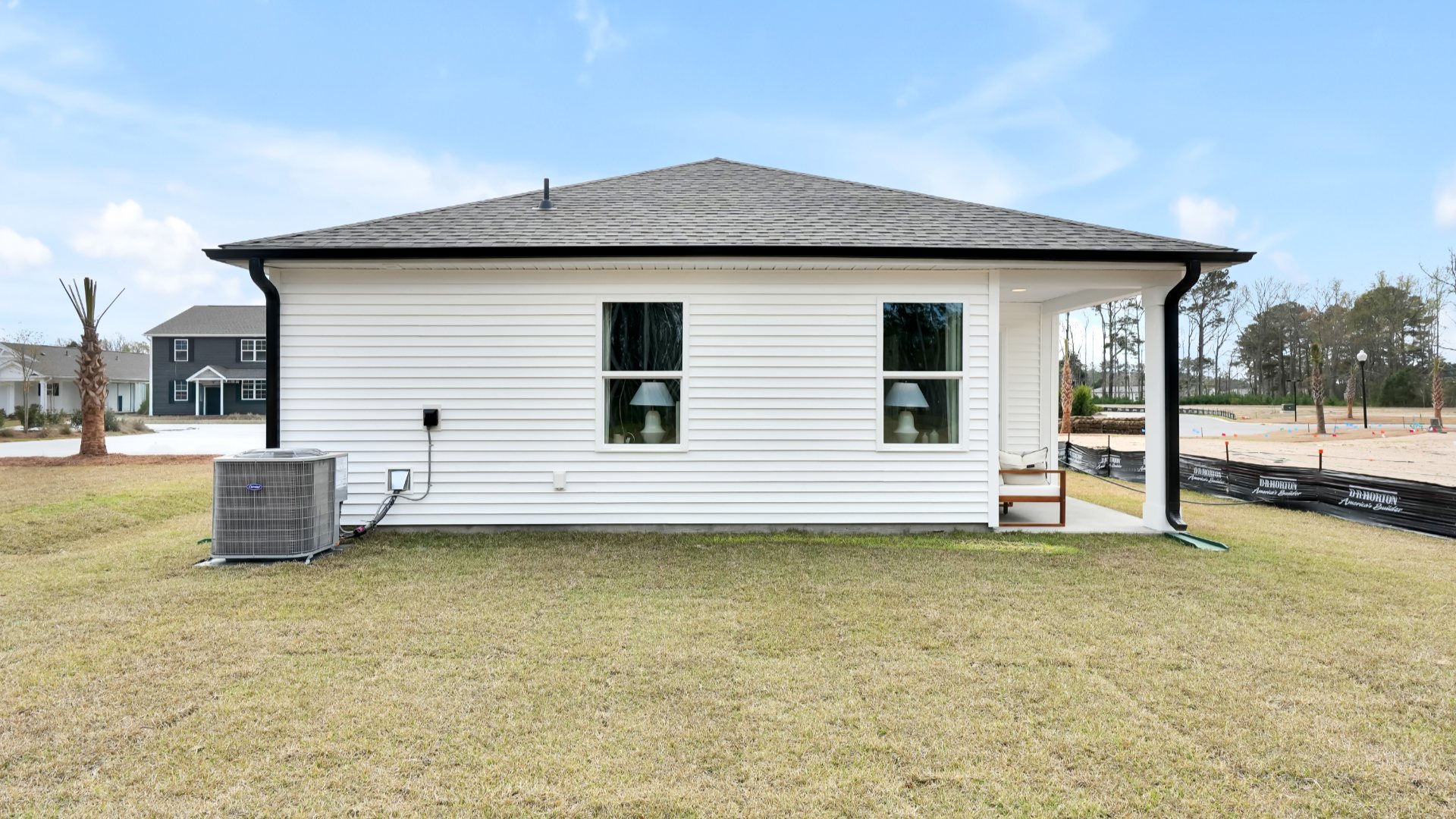 Enjoy the covered porch perfect for entertaining and enjoying the Carolina evenings.