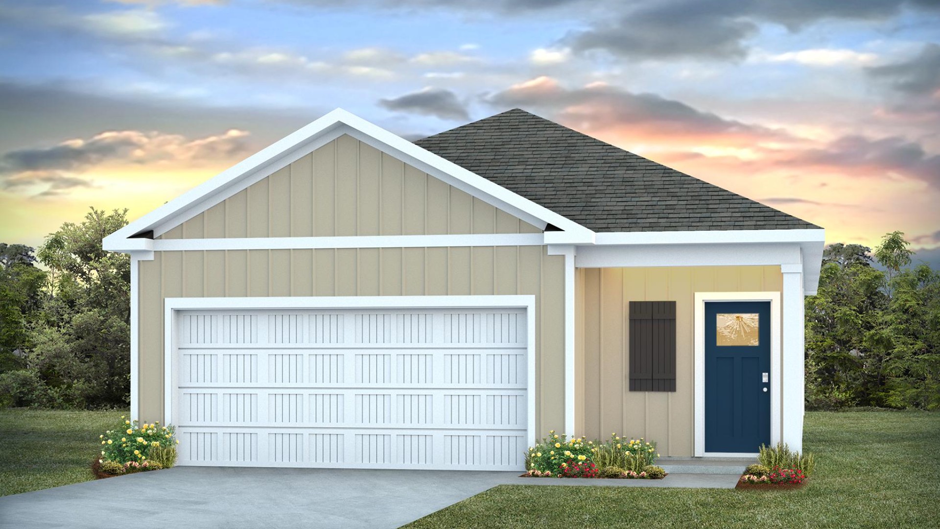 Welcome the Downing a 3-bedroom, 2-bathroom home, you’ll find 1,257 square feet of comfortable living.