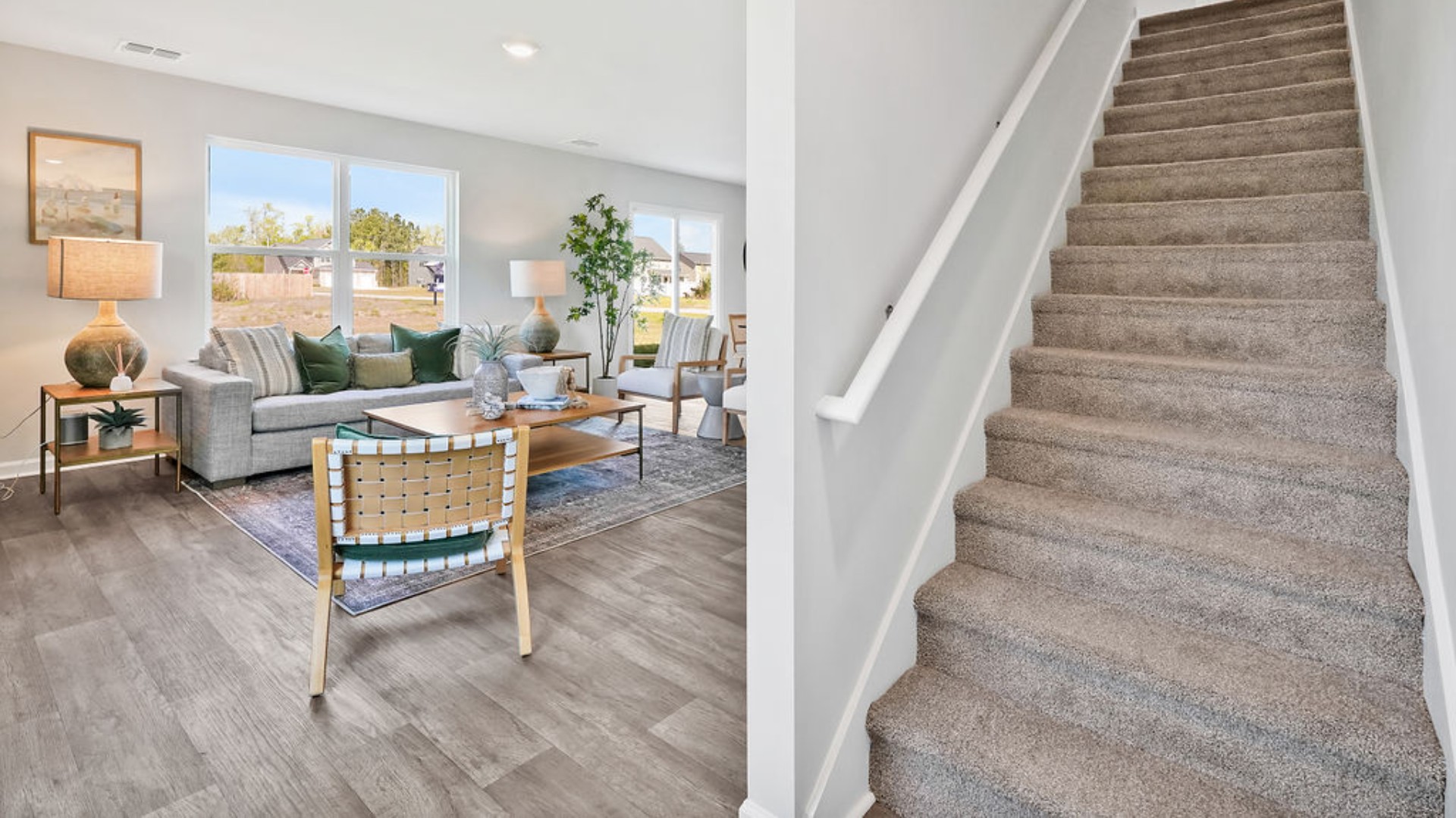 . Its open-concept design includes a kitchen with granite countertops and stainless steel appliances, an island, and a walk-in pantry, while the large Great Room is ideal for entertaining.