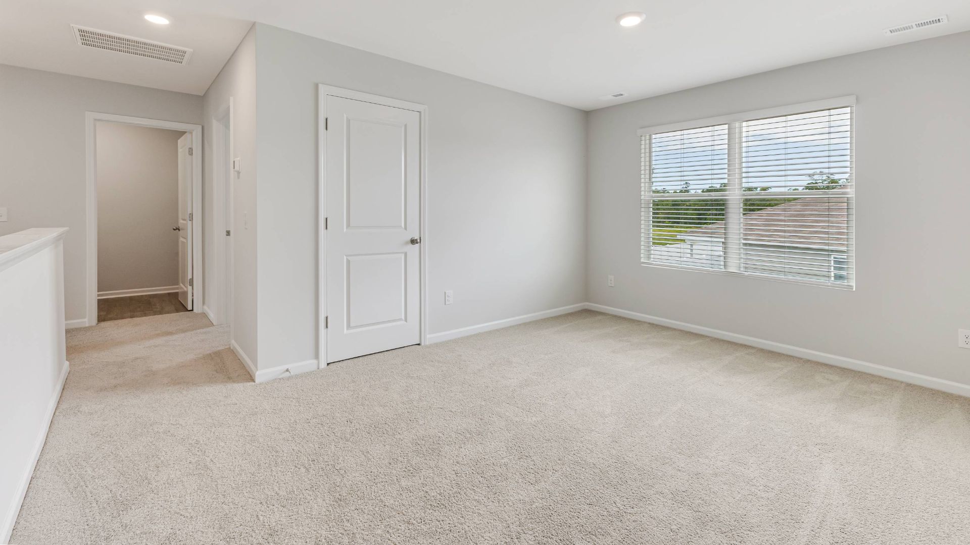 The primary bedroom has its own attached bathroom that features a walk-in closet and all the space you need to get ready in the morning. Sharing a sink isn’t a worry with the double vanity, and you also get additional privacy with a separate door for the toilet and shower.