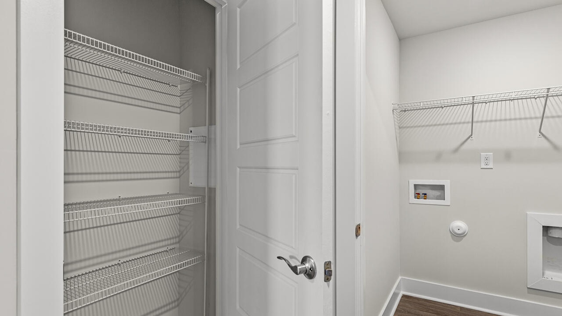 The kitchen features beautiful cabinets, granite countertops, and stainless steel appliances, which are sure to both turn heads and make meal prep easy. You’ll never be too far from the action with the living and dining area right there.