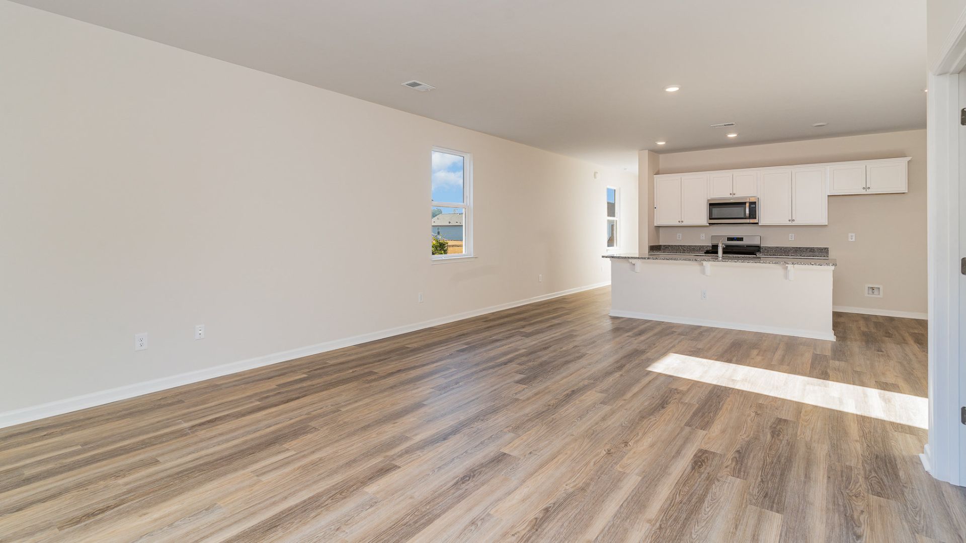 Inside this 5 bedroom, 3 bathroom home, you’ll find 2,583 square feet of comfortable living. The living area is an open concept, where your kitchen, living, and dining areas blend seamlessly into a space perfect for everyday living and entertaining.
