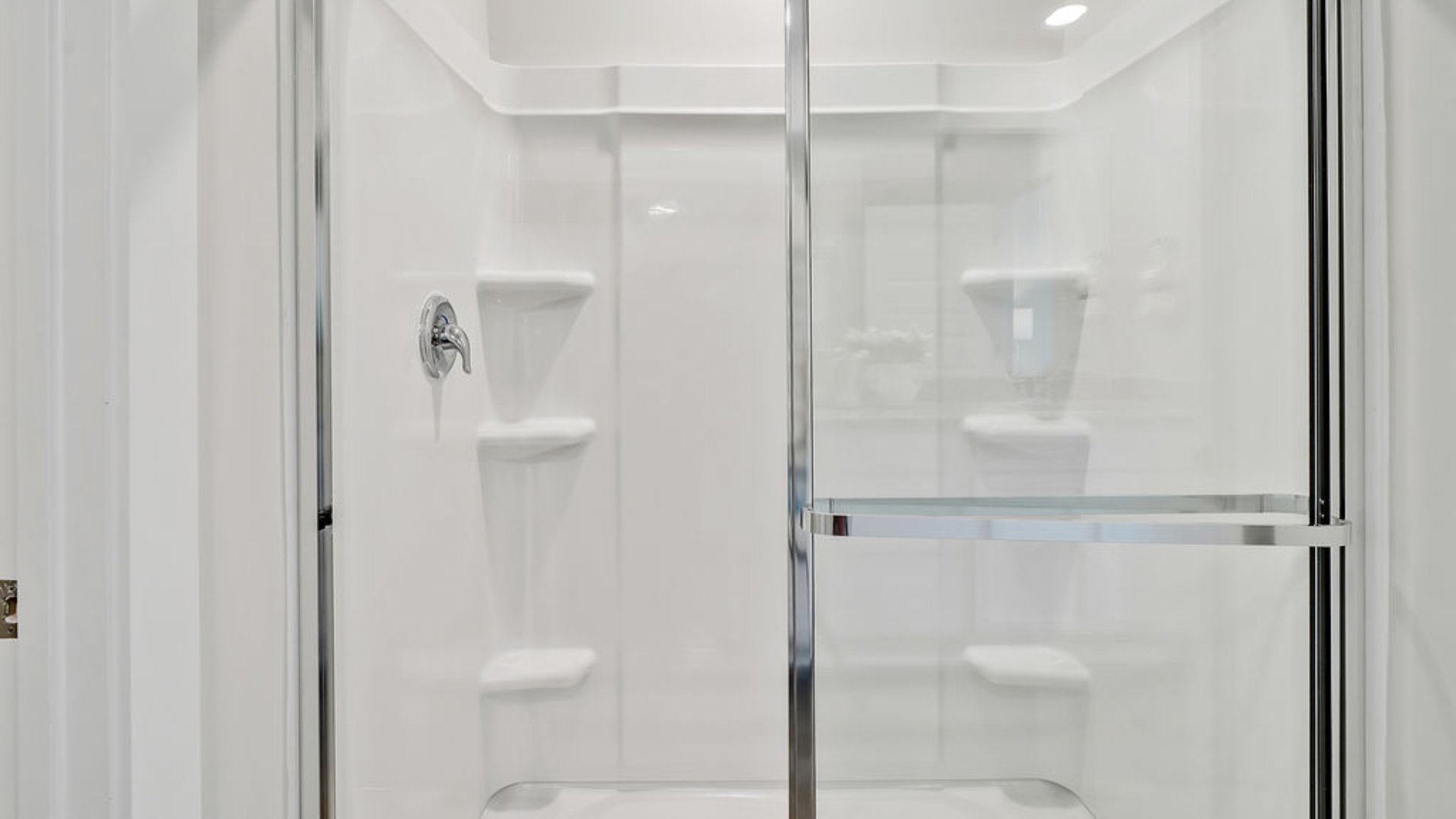 The primary bedroom is on the first floor and has its own attached bathroom that features a walk-in closet and all the space you need to get ready in the morning. Sharing a sink isn’t a worry with the double vanity, and you also get additional privacy with a separate door for the toilet and shower.