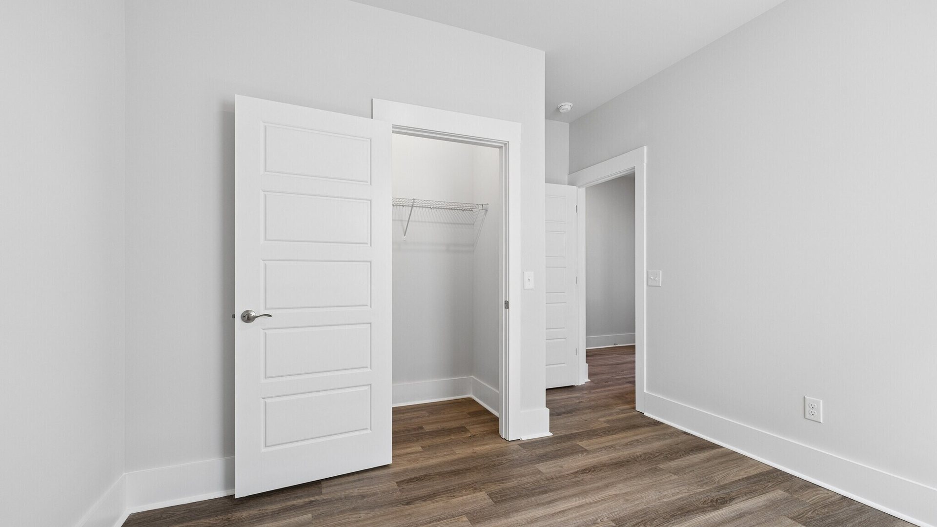 The primary bedroom has its own attached bathroom that features a walk-in closet and all the space you need to get ready in the morning.