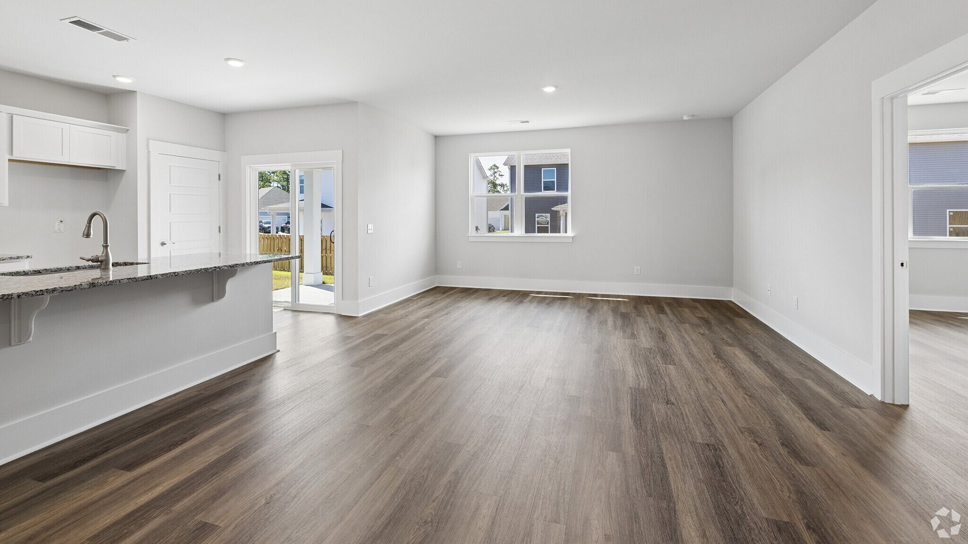 Inside this 3 bedroom, 2 bathroom home, you’ll find 1,475 square feet of comfortable living. The living area is an open concept, where your kitchen, living, and dining areas blend seamlessly into a space perfect for everyday living and entertaining.