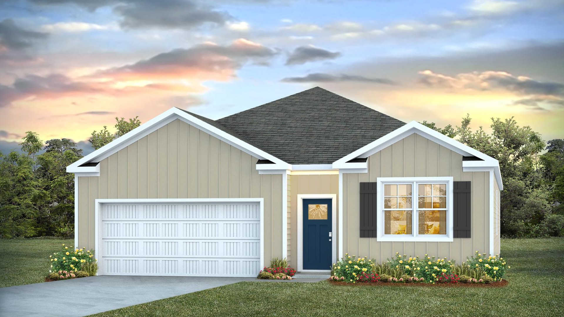 Step inside our popular one-story Cali for a layout that's as functional as it is fabulous. Inside this 4 bedroom, 2 bathroom home, you’ll find 1,774 square feet of comfortable living.