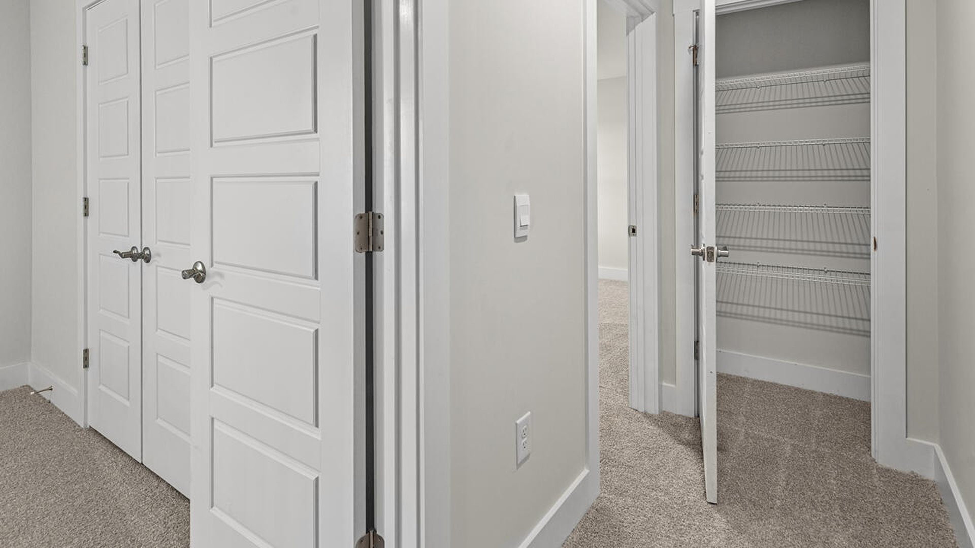 Upstairs is a large bonus room and four additional bedrooms and two full baths. In every bedroom you’ll have carpeted floors and a closet in each room. Whether these rooms become bedrooms, office spaces, or other bonus rooms, there is sure to be comfort.
