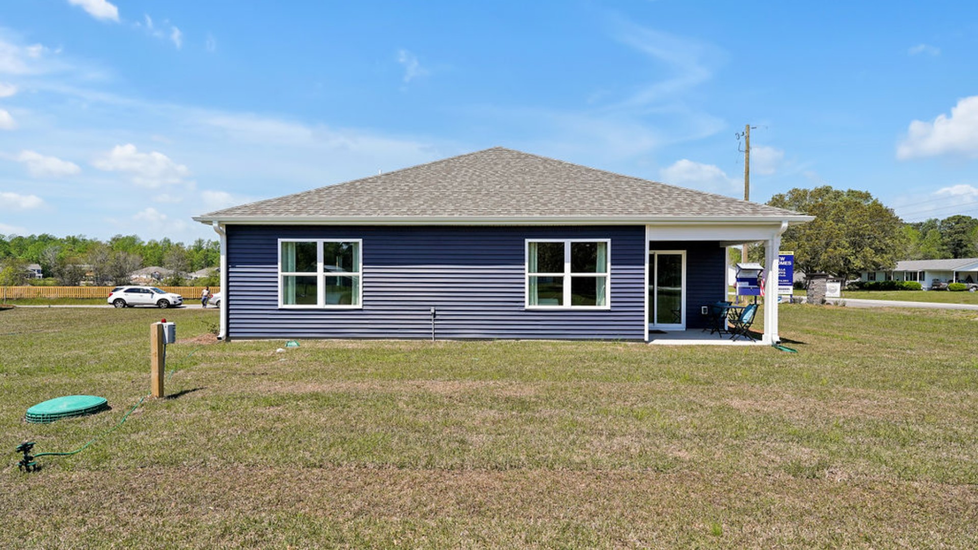 Enjoy the covered porch perfect for entertaining and enjoying the Carolina evenings.
