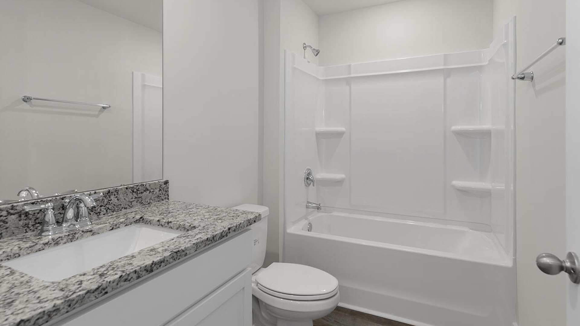 There are an additional two bedrooms and full bathroom. In every bedroom you’ll have vinyl flooring and a closet in each room. Whether these rooms become bedrooms, office spaces, or other bonus rooms, there is sure to be comfort.