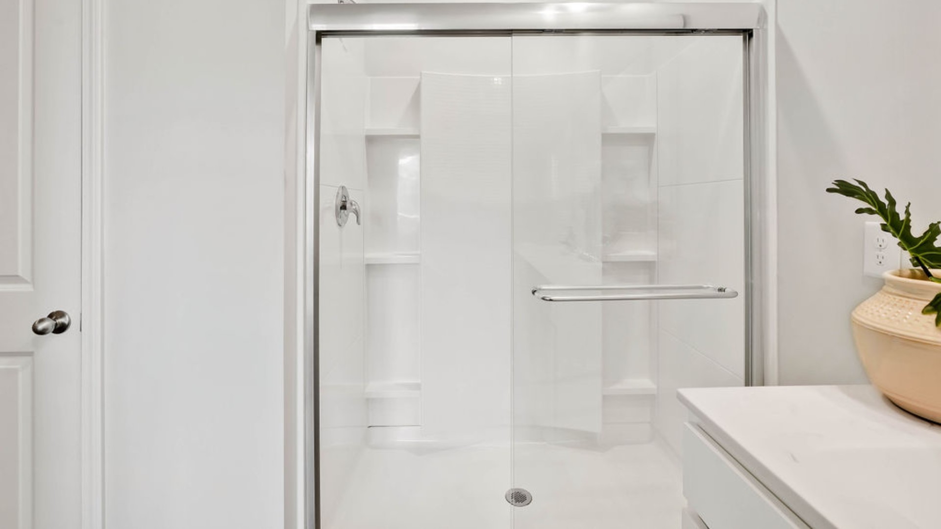 The primary bedroom has its own attached bathroom that features a walk-in closet and all the space you need to get ready in the morning.