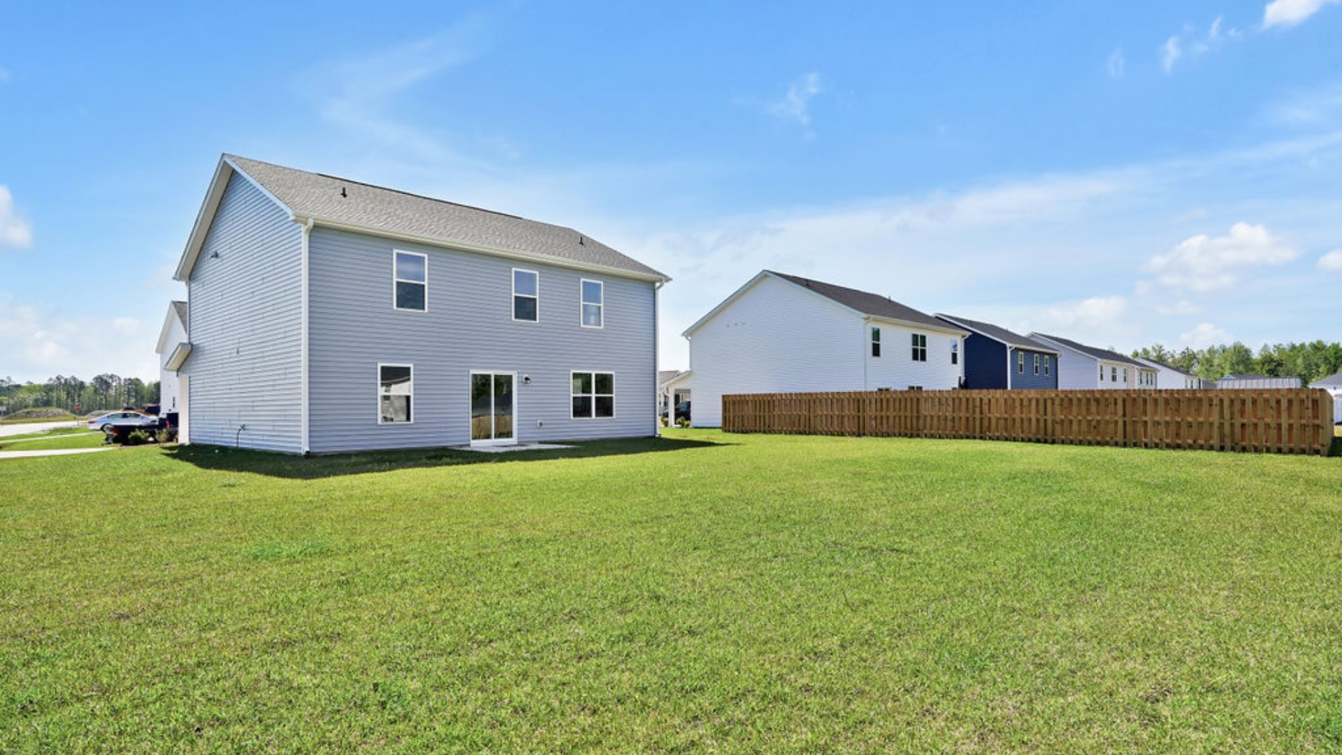 Enjoy the patio perfect for entertaining and enjoying the Carolina nights.