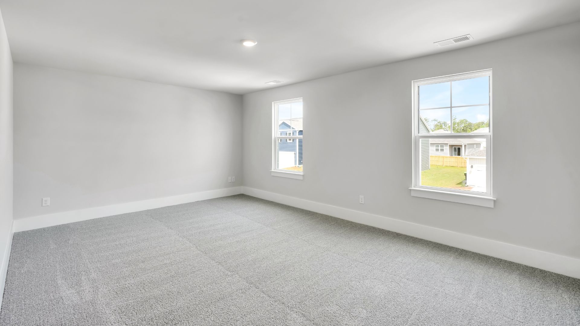 The primary bedroom has its own attached bathroom that features a walk-in closet and all the space you need to get ready in the morning.