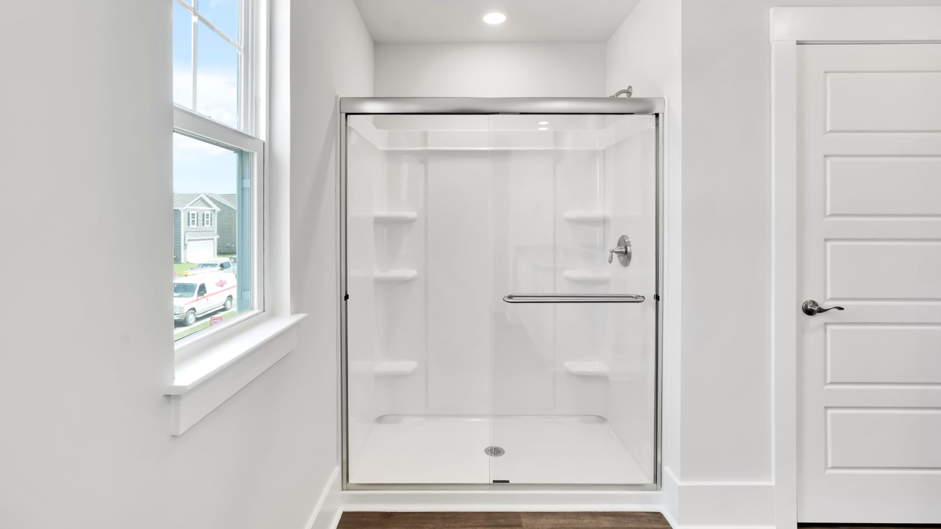 The primary bedroom has its own attached bathroom that features a walk-in closet and all the space you need to get ready in the morning., the Primary Suite offers a private bathroom, and the rest of the second floor includes three additional bedrooms and a convenient laundry room.